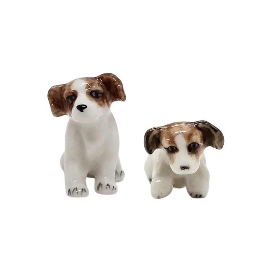 Amazon.com: WitnyStore Tiny ¾ Inch White Brown Sit Stand